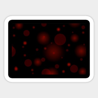 Red dusk Sticker